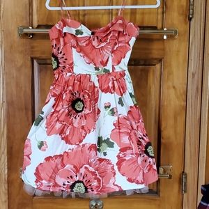 Love Poppy print mini dress size 7